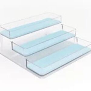 Cella 3-Tier Cabinet Shelf Organizer  -  Sky Blue